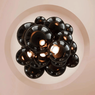 Aurora Lustre En Verre De Murano Grappes De Raisins Art Déco