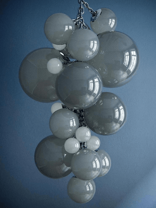 Aurora Lustre En Verre De Murano Grappes De Raisins Art Déco