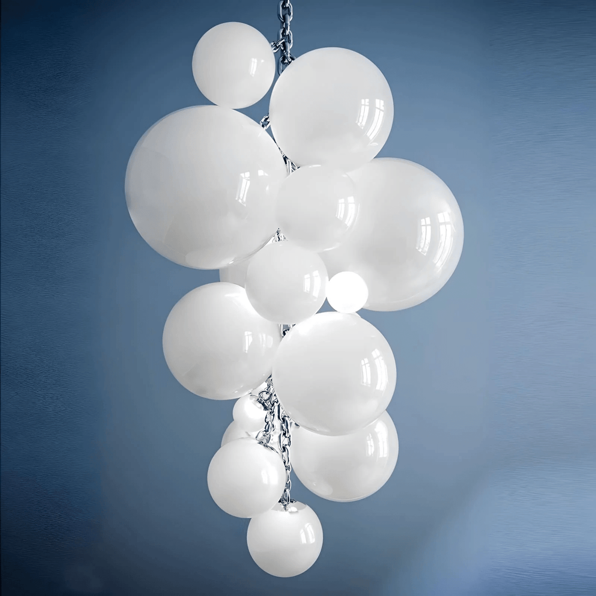 Vareniona Lustre En Verre De Murano Grappes De Raisins Art Déco