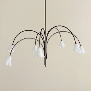 Aurora Lustre Floraison Pétale Verre Bras