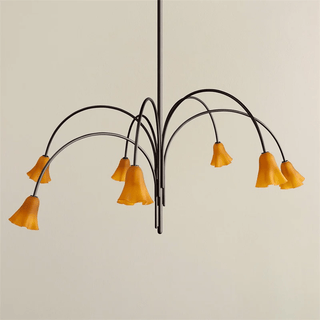 Aurora Lustre Floraison Pétale Verre Bras