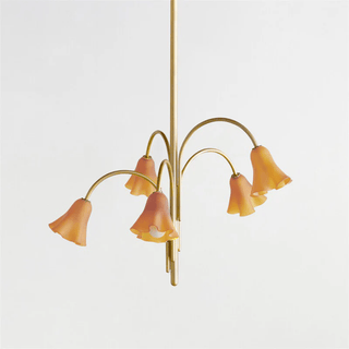 Aurora Lustre Floraison Pétale Verre Bras