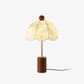 Quinn Vintage Fabric Table Lamp-Neutral Decor