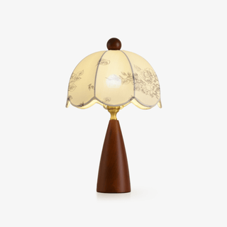 Ruby Vintage Table Lamp-Neutral Decor
