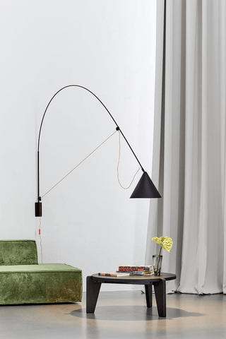 Lustra Applique Murale Minimaliste en Forme de Cône Arqué