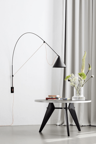 Lustra Applique Murale Minimaliste en Forme de Cône Arqué