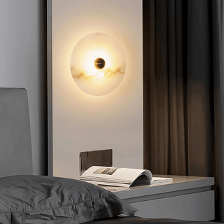 Selene Plafonnier Minimaliste en Albâtre-Luire
