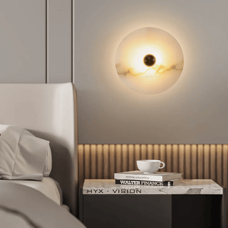 Selene Plafonnier Minimaliste en Albâtre-Luire