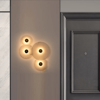 Selene Plafonnier Minimaliste en Albâtre-Luire