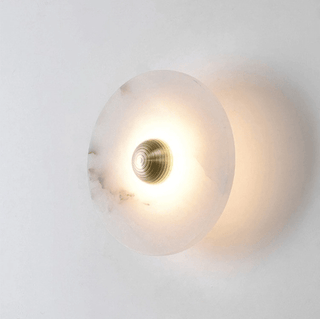 Selene Plafonnier Minimaliste en Albâtre-Luire
