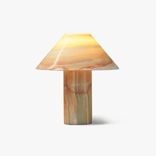 Aurora Vintage Jade Table Lamp-Neutral Decor