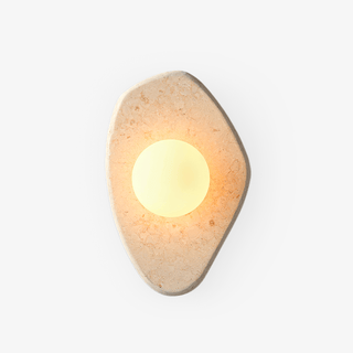 Pebble Applique Murale Rustique en Marbre