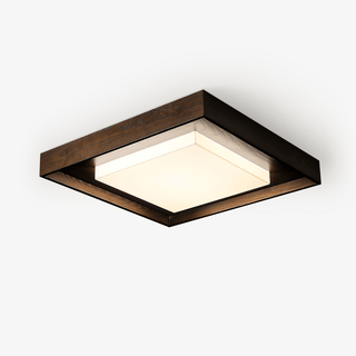 Auro Plafonnier Rustique en Bois