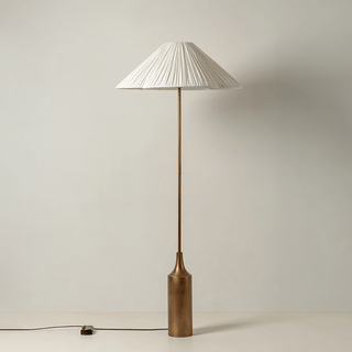 Zenith Bohemian Marble Floor Lamp-Neutral Decor