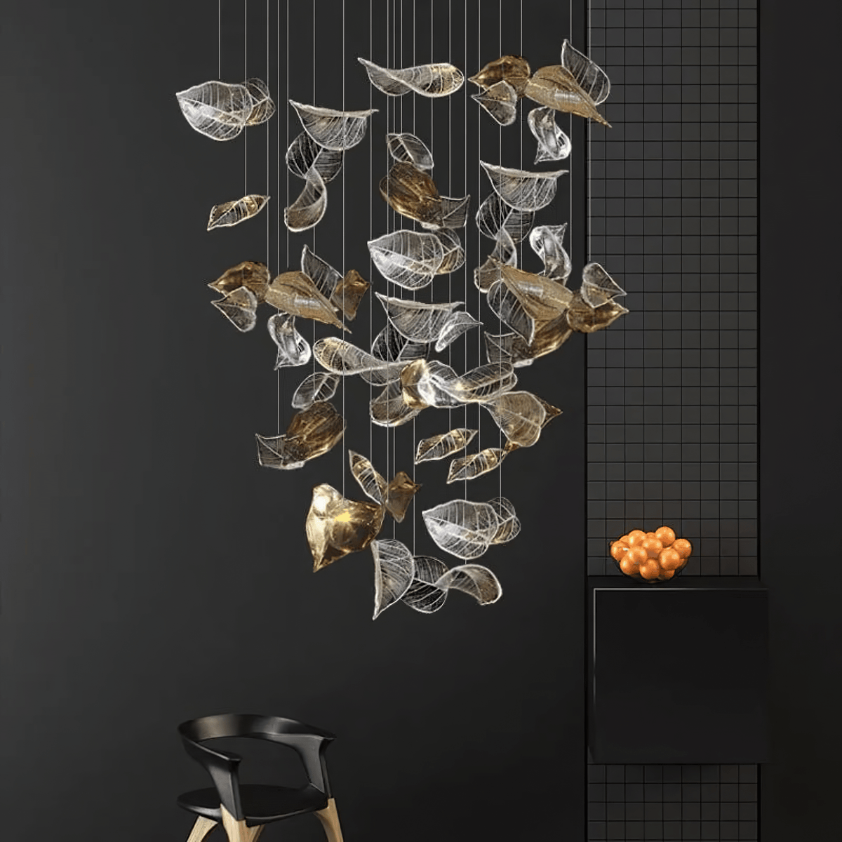 Lucilia Lustre à Feuilles Iridescentes
