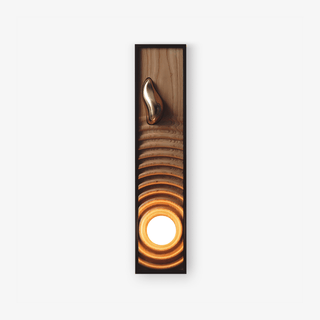 Caleb Applique Murale en Bois Vintage