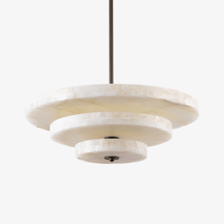 Liora Lustre Suspension Minimaliste en Albâtre
