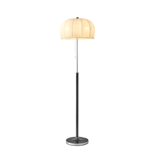 Cularo Lampadaire en Tissu Et Bois