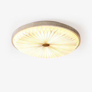 Ciloraris Lumière de Plafond Texturée en Travertin