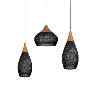 Solavn Lampe suspendue en bois de rotin