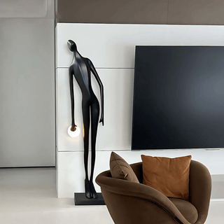 Ersilyra Artistic Resin Floor Lamp-Neutral Decor