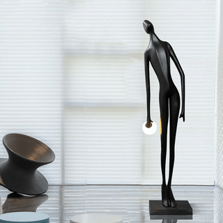 Ersilyra Artistic Resin Floor Lamp-Neutral Decor