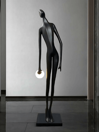 Ersilyra Artistic Resin Floor Lamp-Neutral Decor