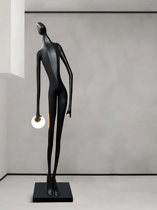 Ersilyra Artistic Resin Floor Lamp-Neutral Decor