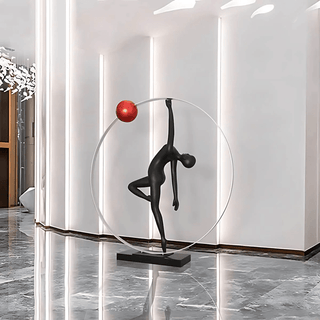Lumenova Floor Sculpture Balance Artistic-Neutral Decor
