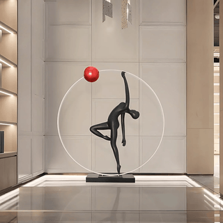 Lumenova Floor Sculpture Balance Artistic-Neutral Decor