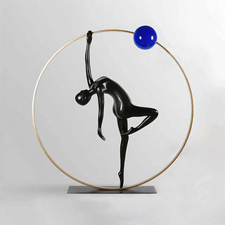 Lumenova Floor Sculpture Balance Artistic-Neutral Decor