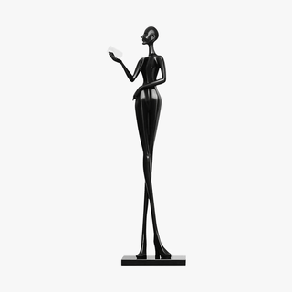 Lumenova Floor Lamp Sculptural Minimalist-Neutral Decor