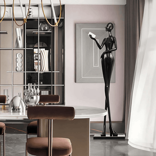 Lumenova Floor Lamp Sculptural Minimalist-Neutral Decor