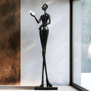 Lumenova Floor Lamp Sculptural Minimalist-Neutral Decor