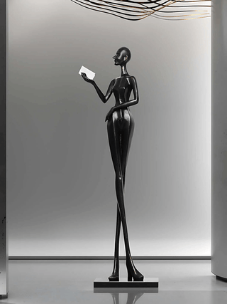 Lumenova Floor Lamp Sculptural Minimalist-Neutral Decor