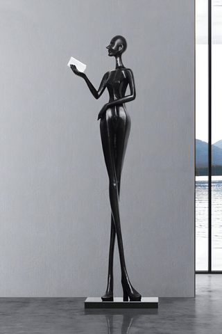 Lumenova Floor Lamp Sculptural Minimalist-Neutral Decor