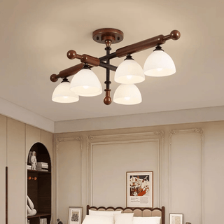 Rusticana Poutre Bois Plafonnier Lumière