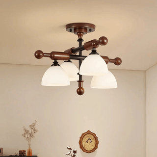 Rusticana Poutre Bois Plafonnier Lumière
