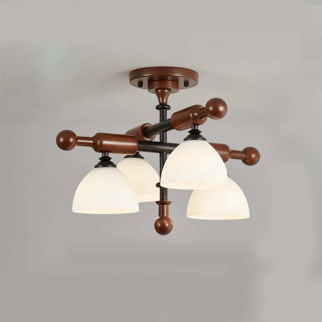 Rusticana Poutre Bois Plafonnier Lumière