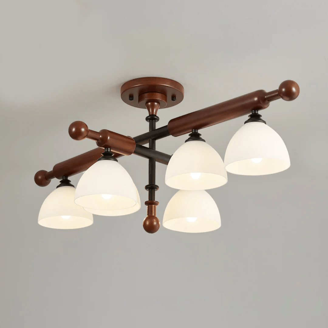 Rusticana Poutre Bois Plafonnier Lumière