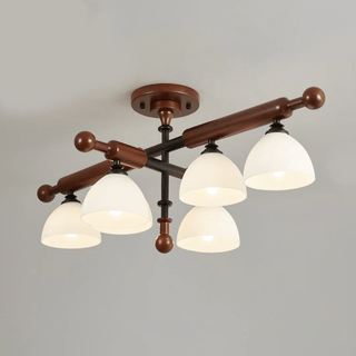 Rusticana Poutre Bois Plafonnier Lumière