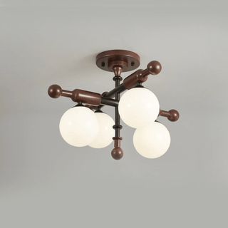Rusticana Poutre Bois Plafonnier Lumière