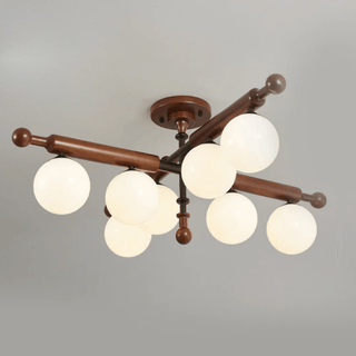 Rusticana Poutre Bois Plafonnier Lumière
