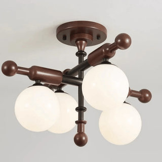 Rusticana Poutre Bois Plafonnier Lumière
