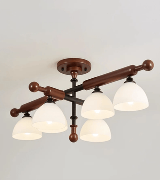 Rusticana Poutre Bois Plafonnier Lumière