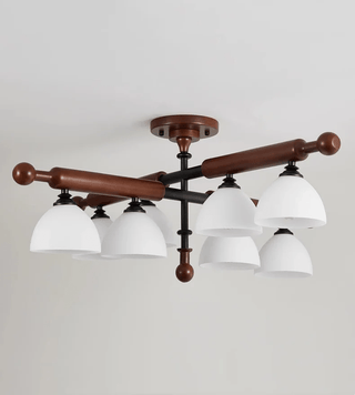 Rusticana Poutre Bois Plafonnier Lumière