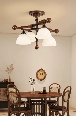 Rusticana Poutre Bois Plafonnier Lumière