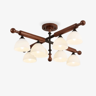Rusticana Poutre Bois Plafonnier Lumière