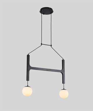 Xylocube Géométrique Bois Globe Suspension Lumière