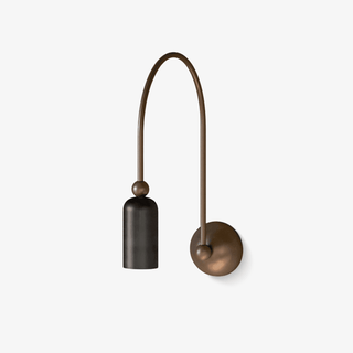 Vortigaud Courbe Bronze Noir Applique Lumière